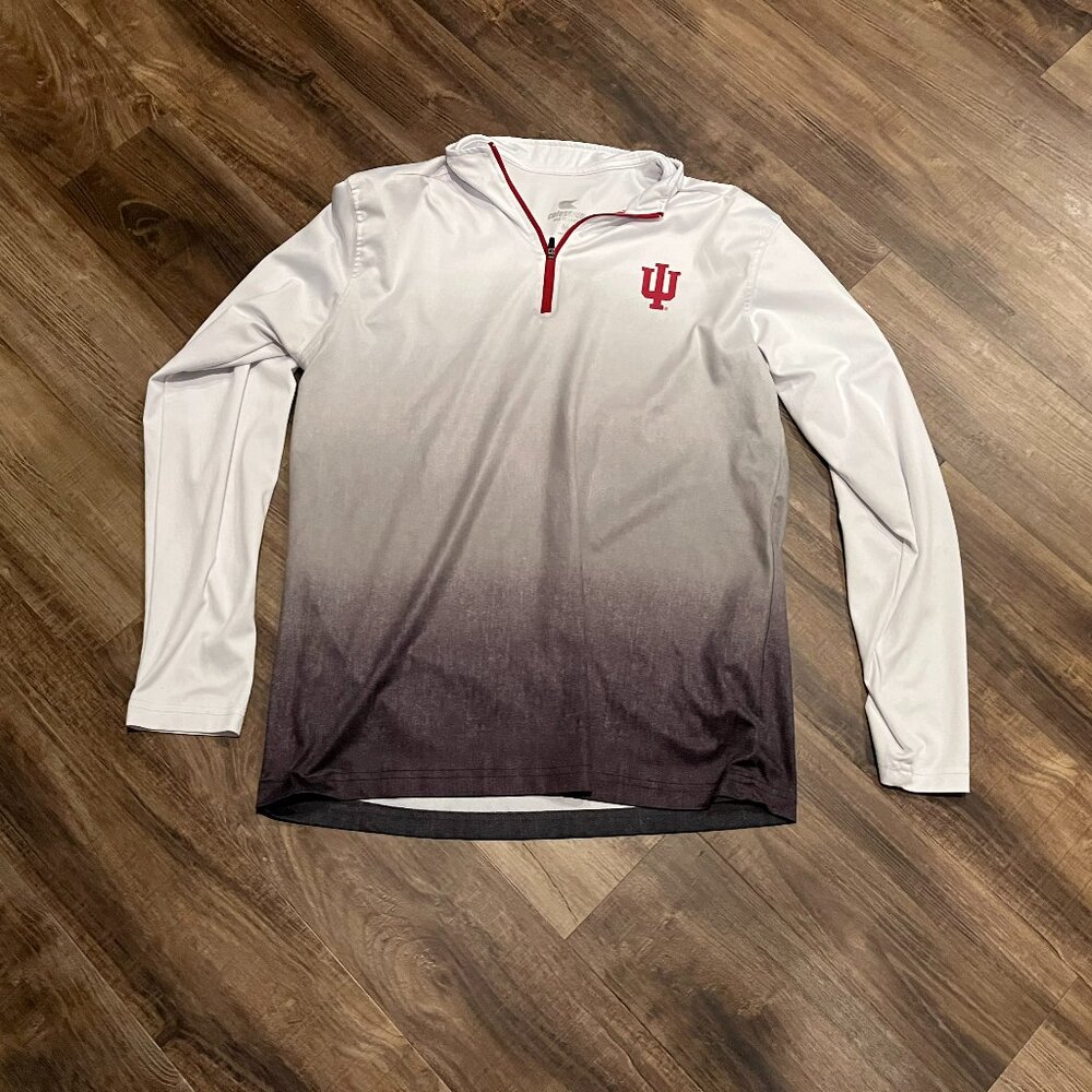 INDIANA HOOSERS IU LONG SLEEVE SHIRT VERY NICE SIZE MEDIUM